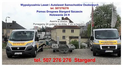 Pomoc Drogowa Laweta Autolaweta Wynajem Holowanie